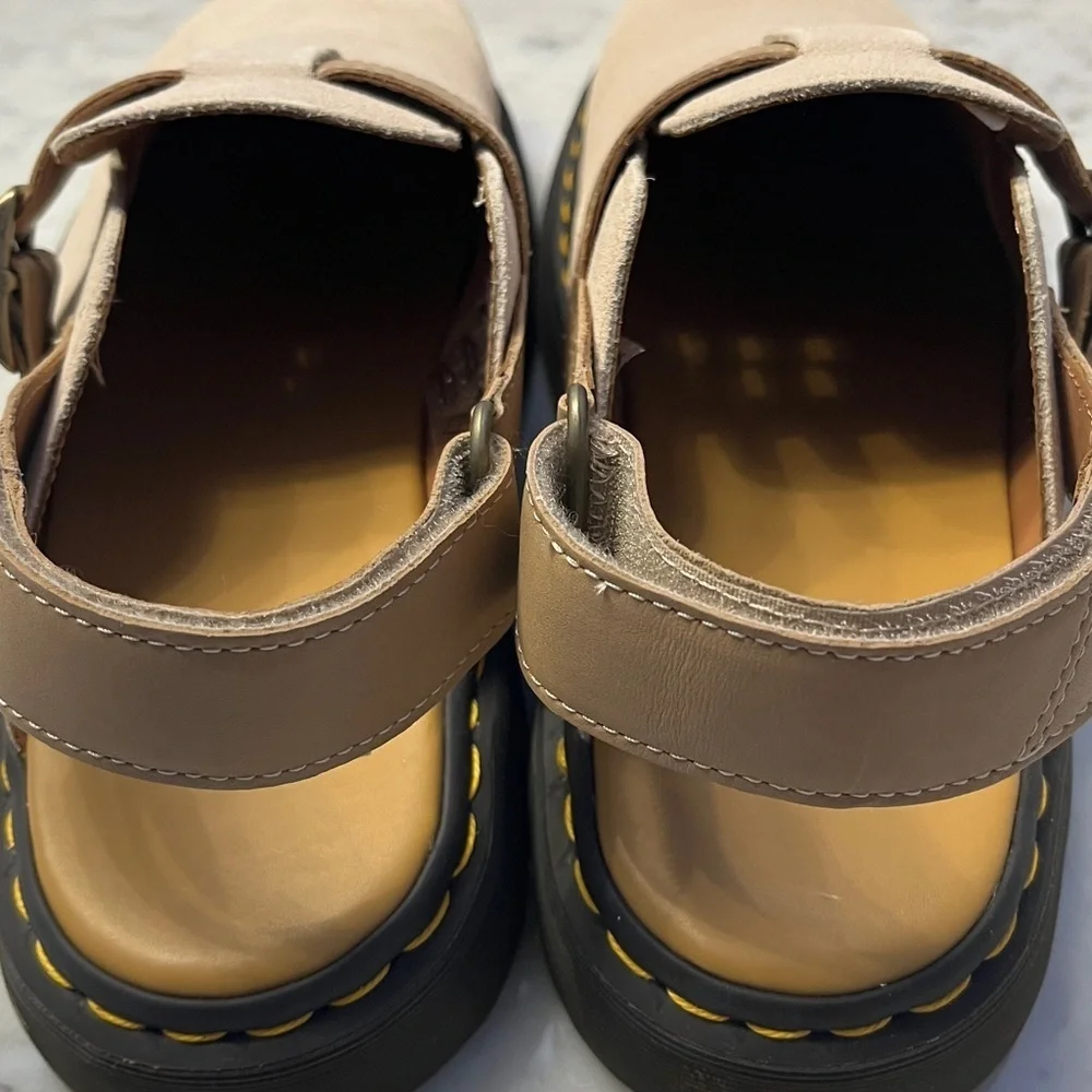Dr Martens Jorge II Parchment Beige Suede Sandals Size 11 Mens or 12 Woman’s NIB
